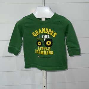 🚜John Deere Long Sleeve Shirt Boys 12 Months